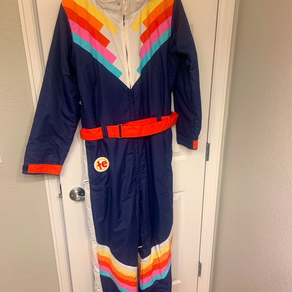 Tipsy Elves ski suit, women’s size Large - used 1 time